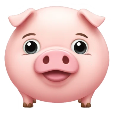 Fat piggy sticker