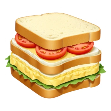 Egg salad sandwich sticker