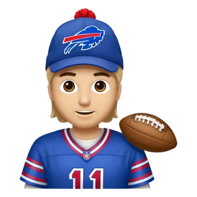 Bills fan tailgating  sticker