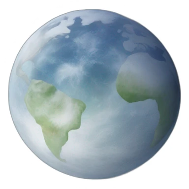 the earth surrounding the moon sticker