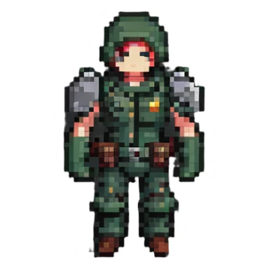 shooter character sticker