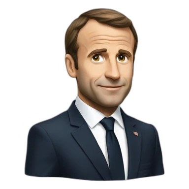 Macron salut nasis sticker