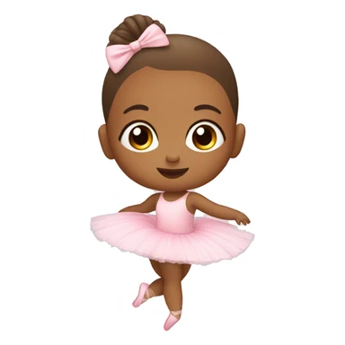 Baby on a ballerina sticker