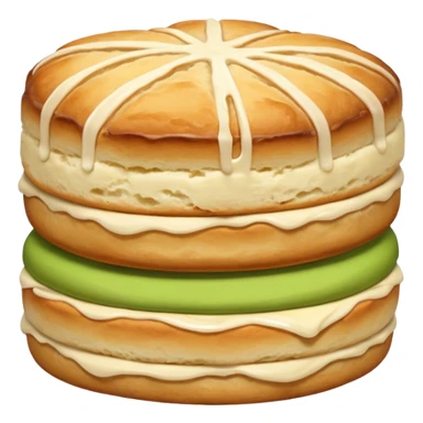 just one  - not layered with anything scones sticker