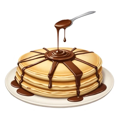 Crepe Nutella  sticker