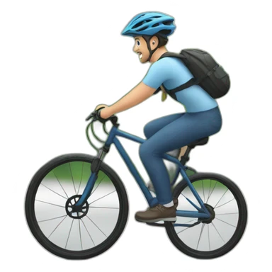 Bike wheeling sticker