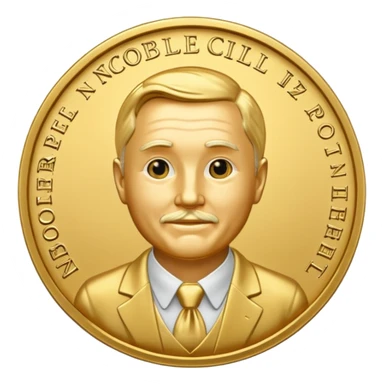 nobel prize medal sticker
