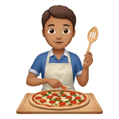 Me making pizza sticker
