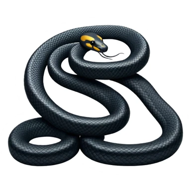 black king snake sticker