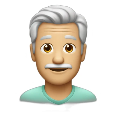 Señor de 79 años con poco pelo sticker