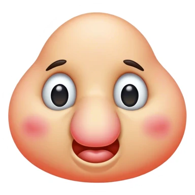 Gigantic nose sticker