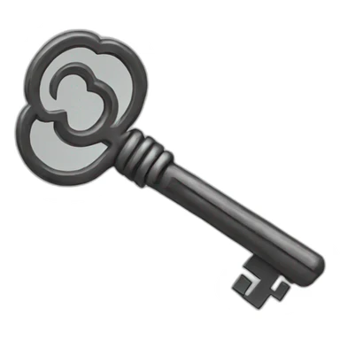 hand with key sticker