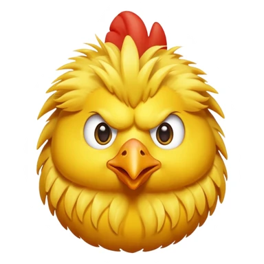 make a emoji of chicken sticker