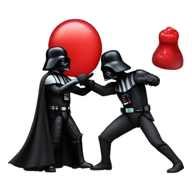 Koolaid man fighting darth Vader sticker