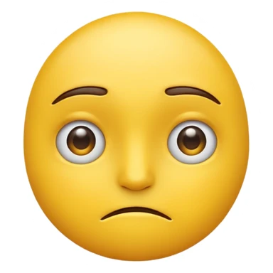 Emoji giving side eye sticker
