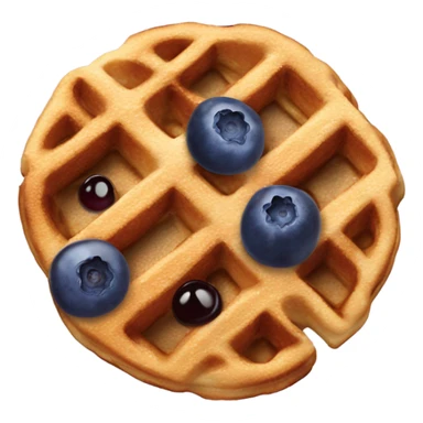 blueberry waffles with maple syrup  sticker