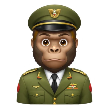 Gorilla wearing shoots sticker