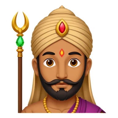 Lord Shivan with thirusoolam  sticker