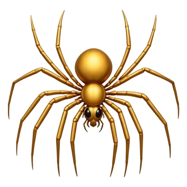 make me a gold web spider sticker