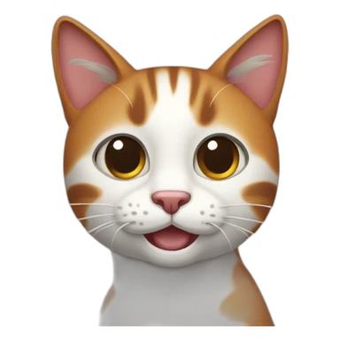 Boomerang cat sticker