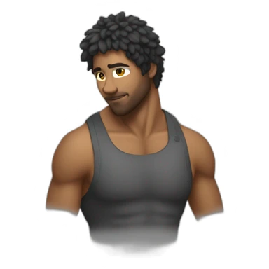 persona tiene calor suda sticker