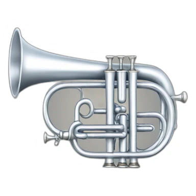 silver cornet sticker