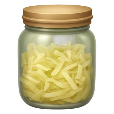 sauerkraut jar sticker