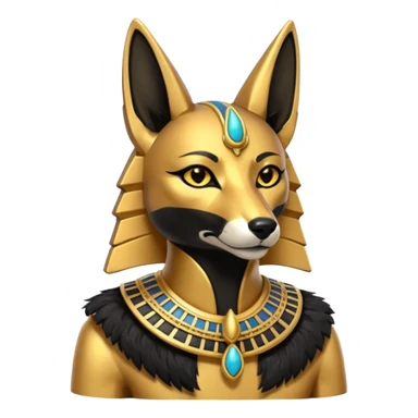 Anubis (A Egypt Fox) sticker
