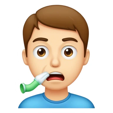 Stinky breath sticker