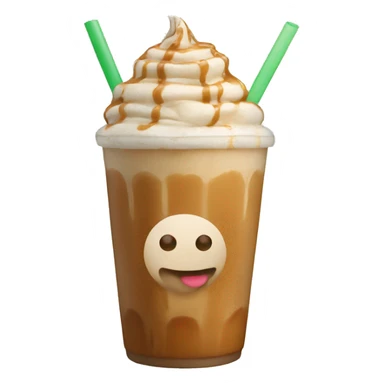 Caramel frappe sticker