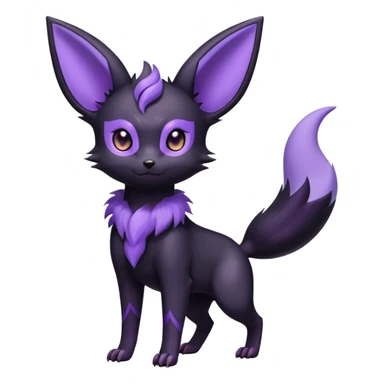 Noibat-Umbreon-Espeon-hybrid, full body sticker