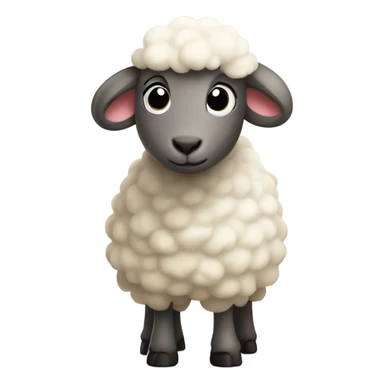 Sheep being in love sticker