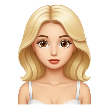 Luxury blonde model, brown eyes, honeymoon traveling in italy sticker