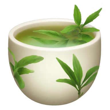 Japanese herbal tea sticker