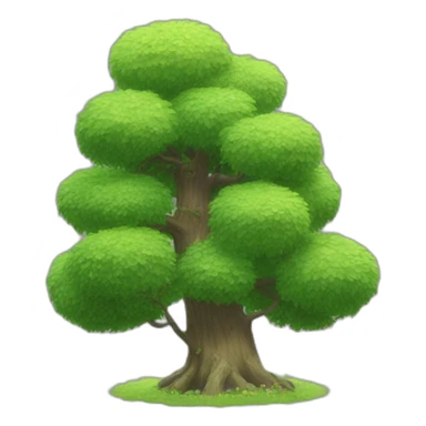 studio ghibli tree sticker