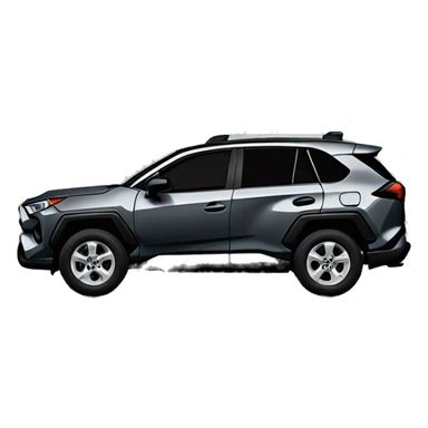 2024 Dark gray Toyota rav4 sticker