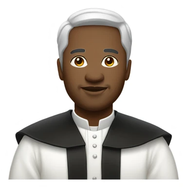 Pastor in White Vestments sticker