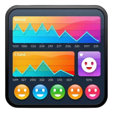 Mood chart dashboard sticker