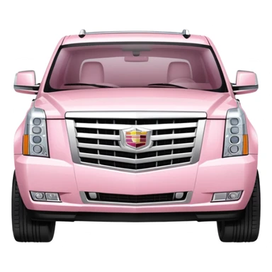 light pink Cadillac Escalade sticker