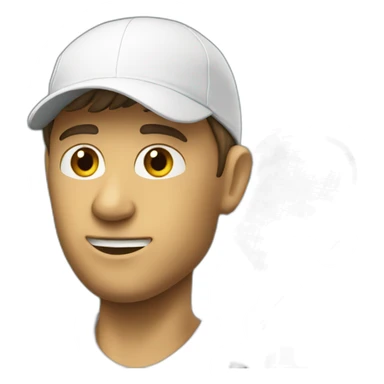 Tennismen White sticker