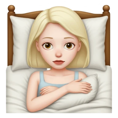 very sick woman sticker