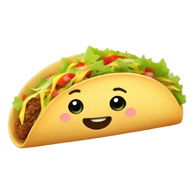 mexican taco sticker