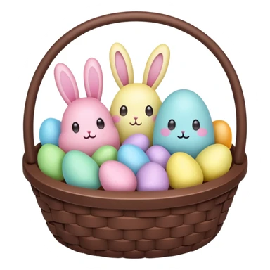 peeps marshmallow easter candy basket kawaii chocolate bunny jelly bean eggs sticker