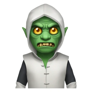 Roi en costume de monstre  sticker