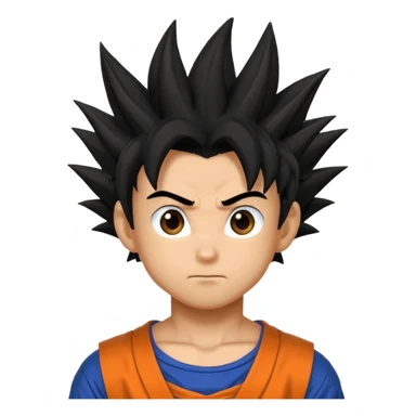 a boy in dragon ball style sticker