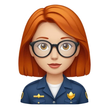 pilote femme rousse avec lunette de soleil sticker