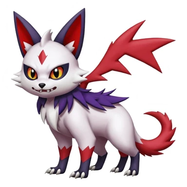 Noibat-Zangoose-Nargacuga-Litten-Torracat-fusion-Fakemon-Pokémon-creature  sticker