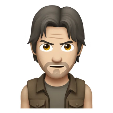 Daryl Dixon The Walking Dead sticker