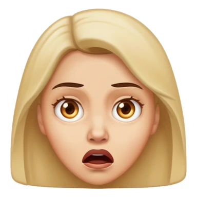 Woman who is scared of men sticker