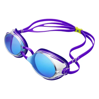 Speedo vanquisher swim goggles purple  sticker